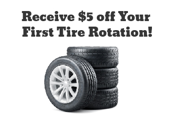 $5 Off Tire Rotation